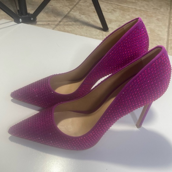 SCHUTZ Pink Studded Heels - Picture 9 of 15